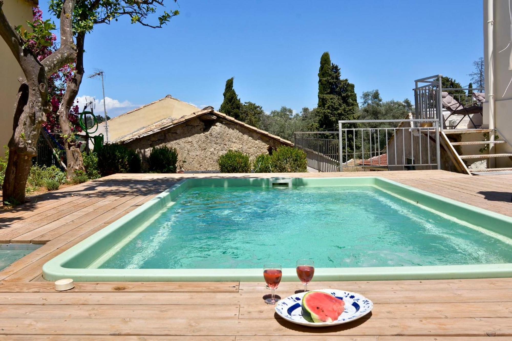 Villa Papaspiros Kouramádes Buitenkant foto